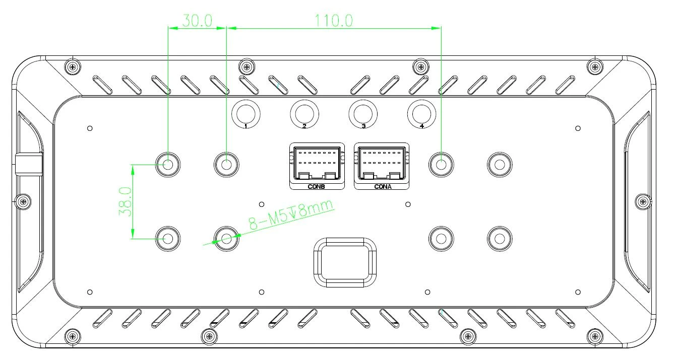 Dimension of 12.3 Inch LCD Instrument Cluster Dimension of 12.3 Inch LCD Instrument Cluster